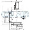 GDQ-J10(b)，GDQ-J16(b)，GDQ-J25(b)，GDQ-J32(b)，氣動(dòng)活套法蘭擋板閥